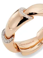 Calla 18K Rose Gold & Diamond Ring