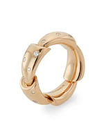 Calla 18K Rose Gold & Diamond Ring