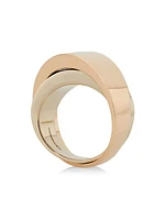 Tourbillon Two-Tone 18K Gold Midi Ring