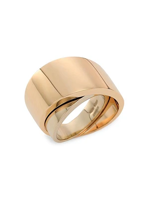 Tourbillon Two-Tone 18K Gold Midi Ring