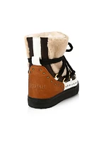 Curly Rock Shearling Sneaker Boots