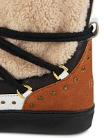 Curly Rock Shearling Sneaker Boots