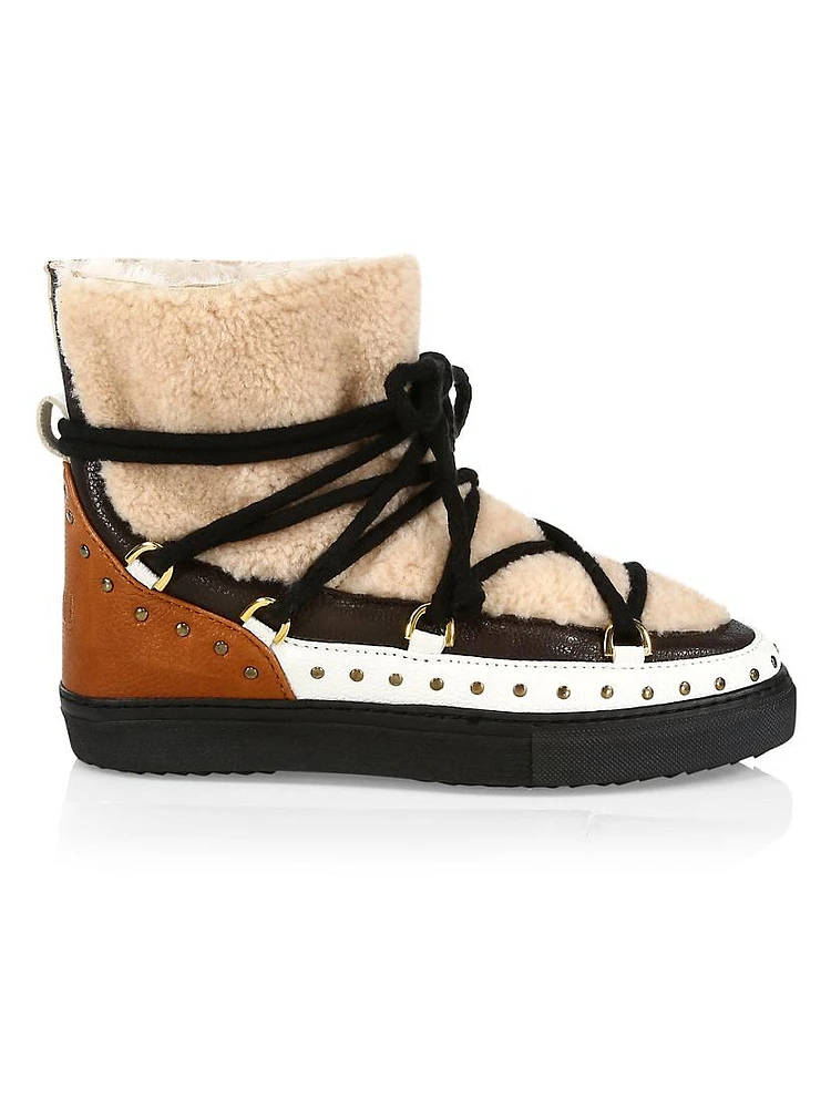 Curly Rock Shearling Sneaker Boots