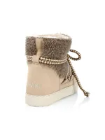 Curly Shearling Leather Boots