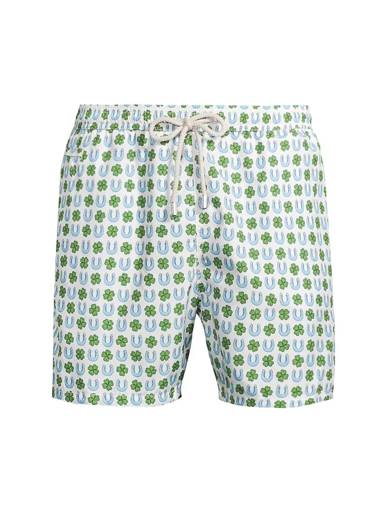 Drawstring Swim Trunks