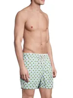 Drawstring Swim Trunks