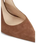 Paloma Suede Ribbon Pumps