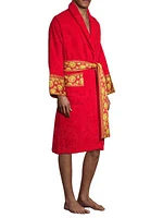 Cotton Logo Bathrobe