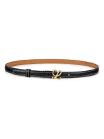 L-Buckle Leather Belt