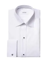 Classic-Fit Piqué Formal Shirt