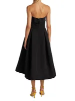 Faille Strapless Dress