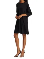 Suzette Crepe Knee-Length Dress