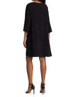 Suzette Crepe Knee-Length Dress