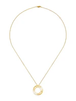 Pulse Dinh Van 18K Yellow Gold & Diamond Pendant Necklace