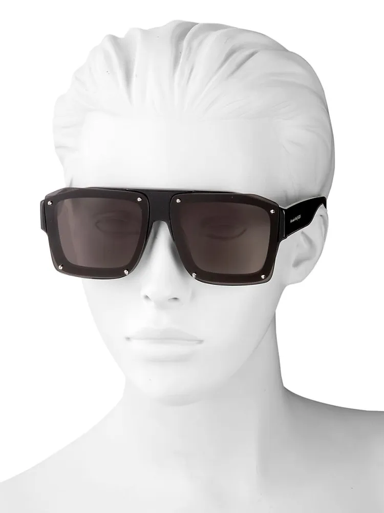 Studs 62MM Rectangular Sunglasses