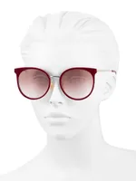 Quelia 56MM Cat Eye Sunglasses