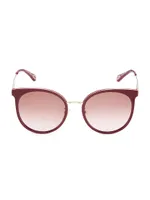 Quelia 56MM Cat Eye Sunglasses