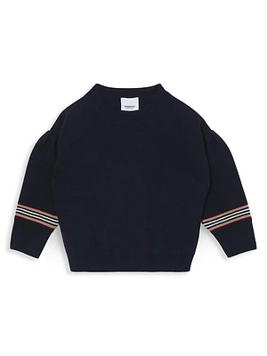 Little Girl's & Amelia Icon Stripe Sweater
