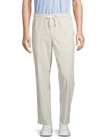 Gobi Stretch Linen-Blend Pants