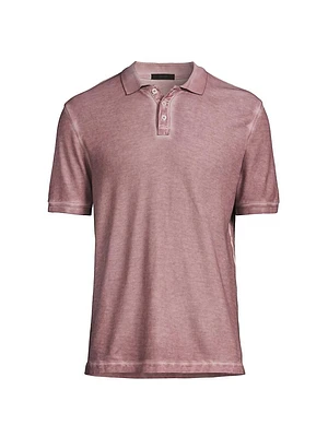 Mineral Wash Polo Shirt