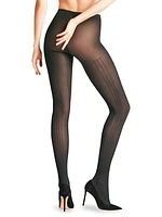 Prime Ribbed Semi-Sheer Tights