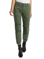 Cropped Military Pants