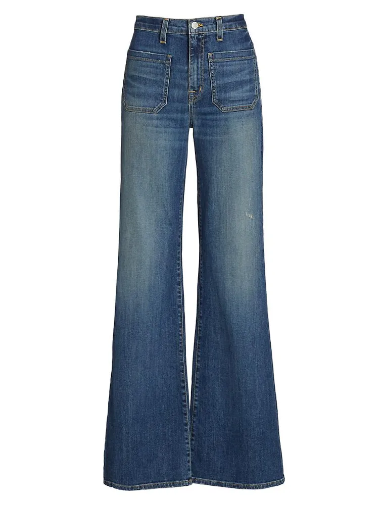 Florence High-Rise Boot-Cut Jeans