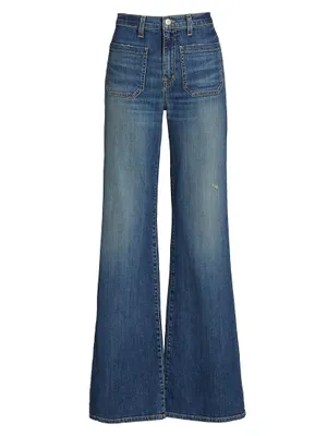 Florence High-Rise Boot-Cut Jeans