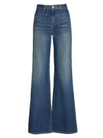 Florence High-Rise Boot-Cut Jeans