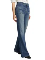 Florence High-Rise Boot-Cut Jeans