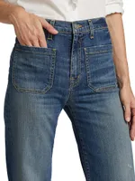 Florence High-Rise Boot-Cut Jeans