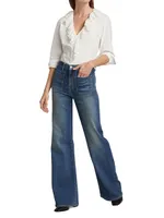 Florence High-Rise Boot-Cut Jeans