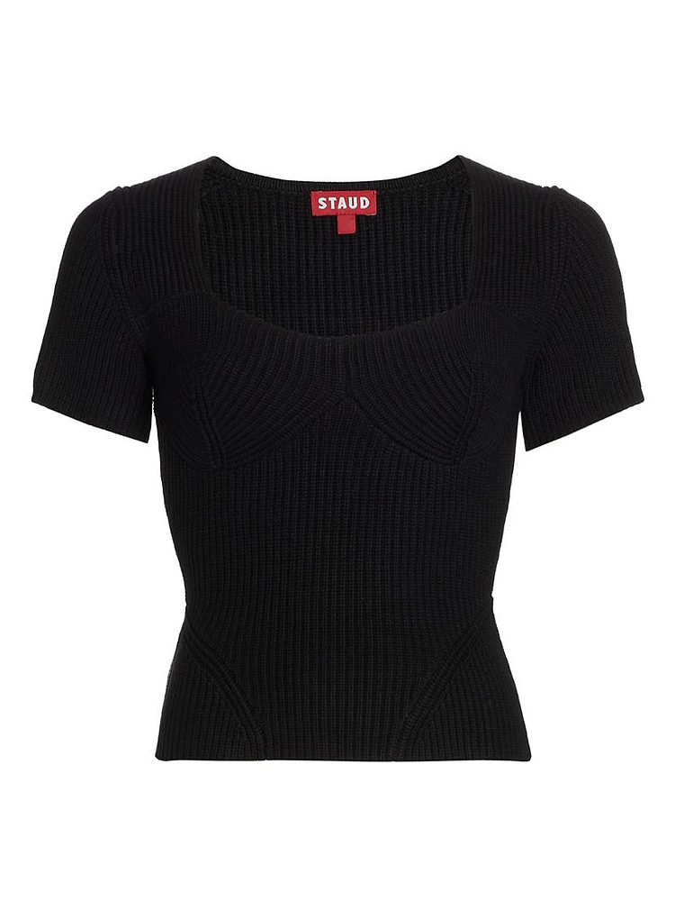 Buxton Rib-Knit T-Shirt