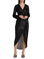 Falan Sequined Cocktail Dress