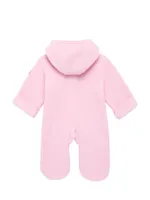 Baby Girl's Fleece Hooded Footie