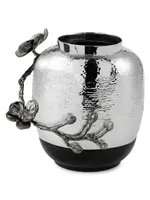 Black Orchid Small Marble Vase