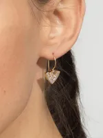 Signature 18K Yellow Gold, Morganite & Diamond Tiered Drop Earrings