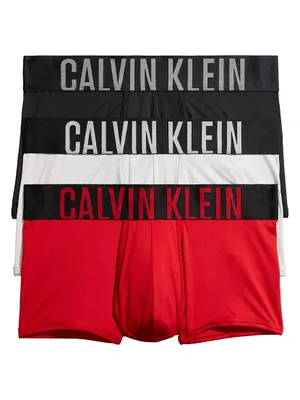 3-Pack Low-Rise Logo Trunks