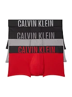 3-Pack Low-Rise Logo Trunks