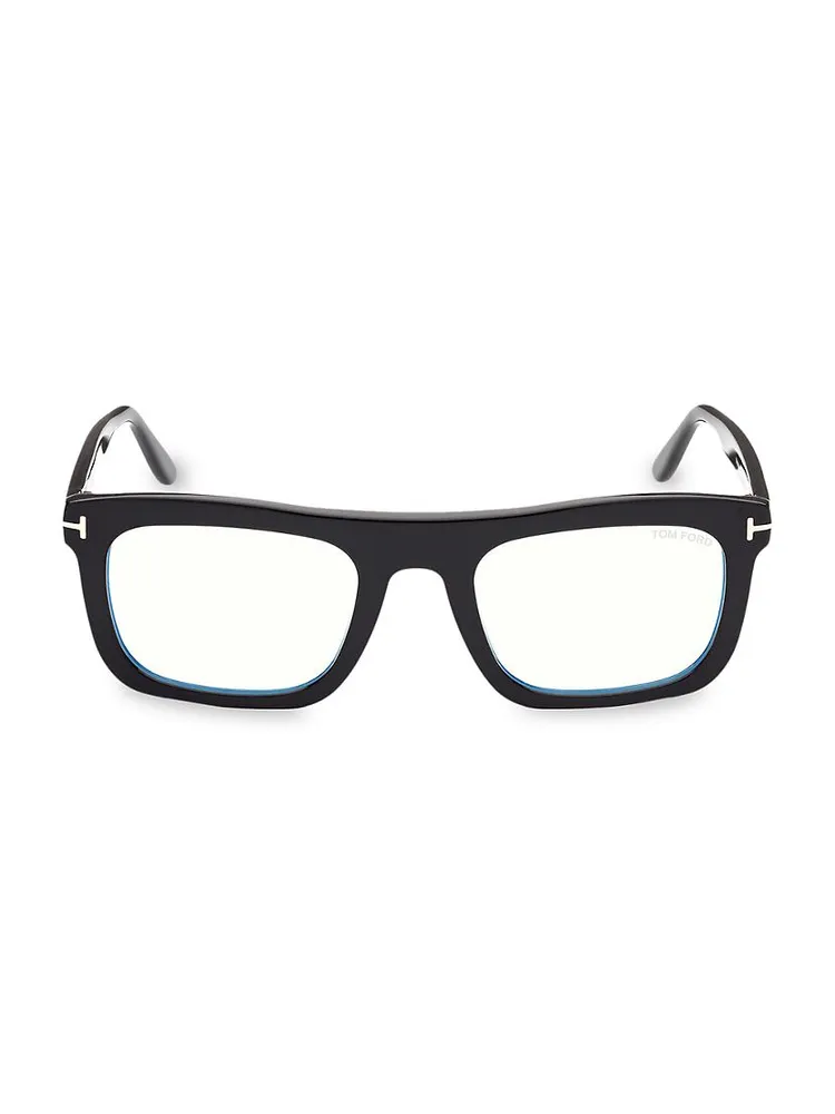 52MM Blue Filter Rectangular Glasses