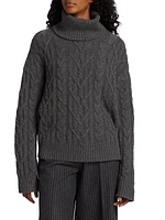 Gigi Cable Knit Cashmere Sweater