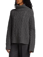 Gigi Cable Knit Cashmere Sweater