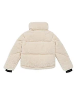 Girl's Sherpa Puffer Jacket