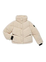 Girl's Sherpa Puffer Jacket