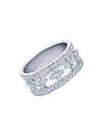 Jasmine 18K White Gold & Diamond Ring