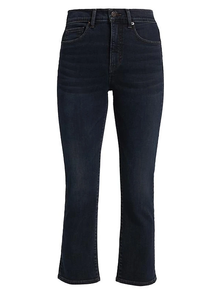 Carly High-Rise Stretch Kick-Flare Jeans