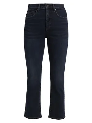 Carly High-Rise Stretch Kick-Flare Jeans
