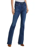 Beverly High-Rise Skinny Flared Jeans