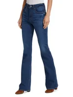 Beverly High-Rise Skinny Flared Jeans