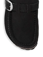 Buckley Shearling-Lined Suede Clogs